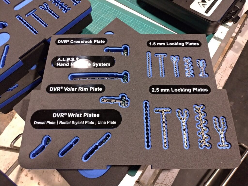 titanium-bone-plate-storage-foam
