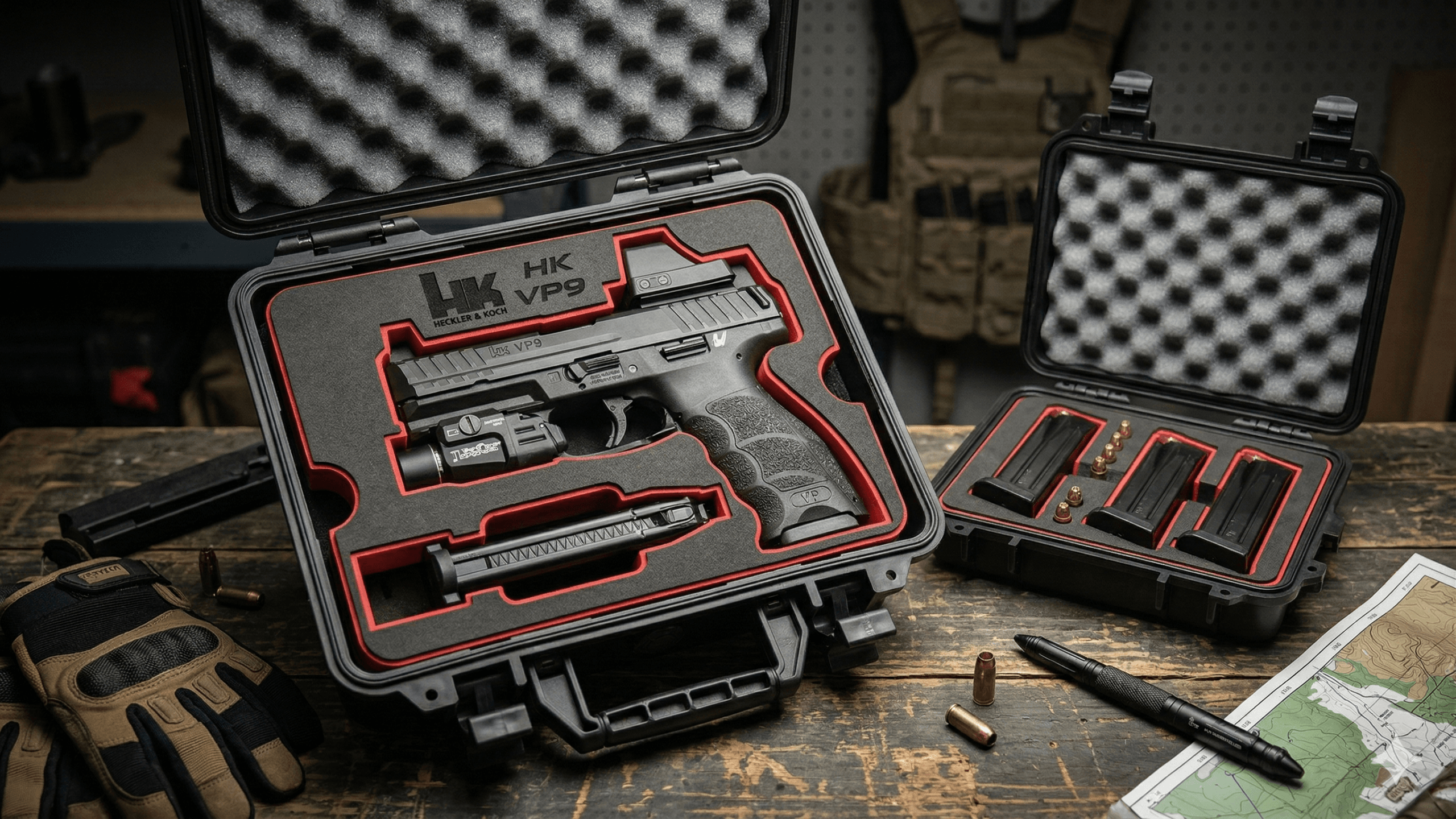 致黑紅配：HK VP9 專屬戰術豪宅