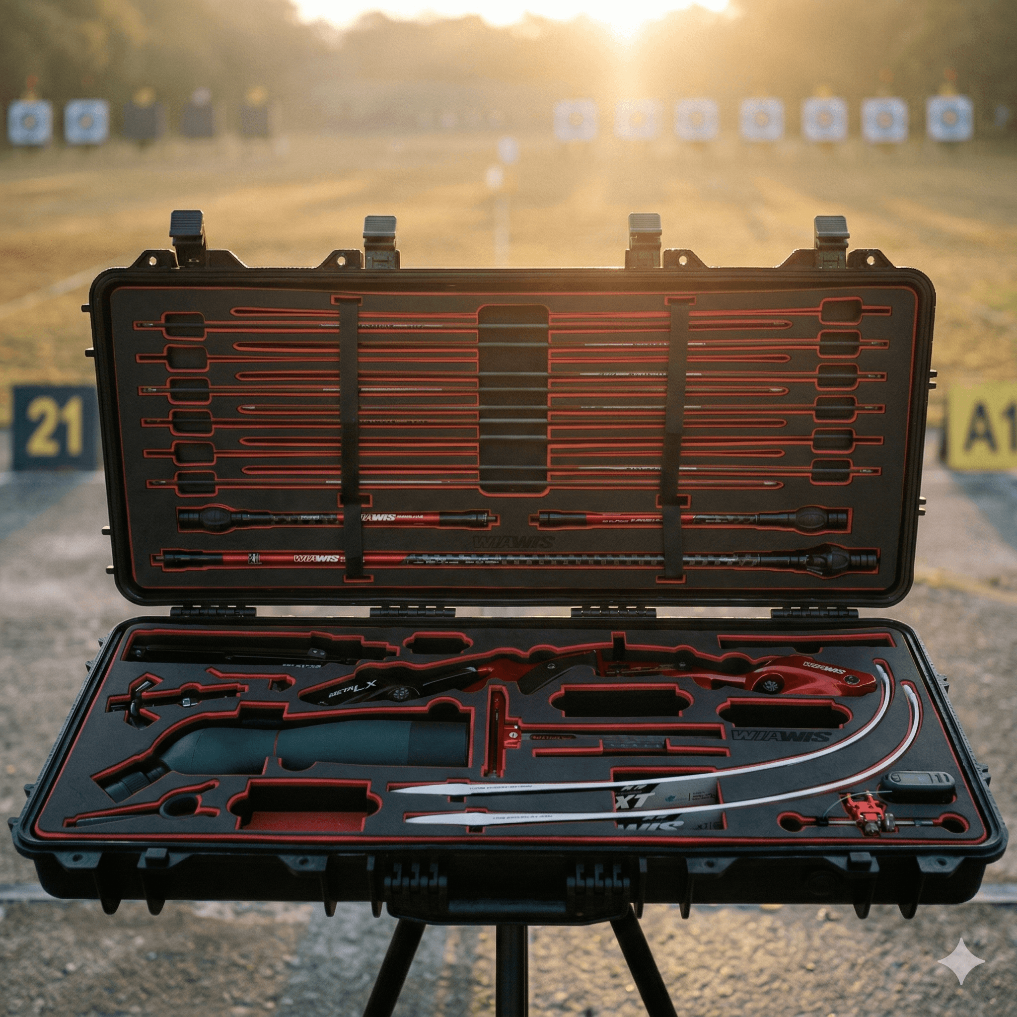 反曲弓箱泡棉客製