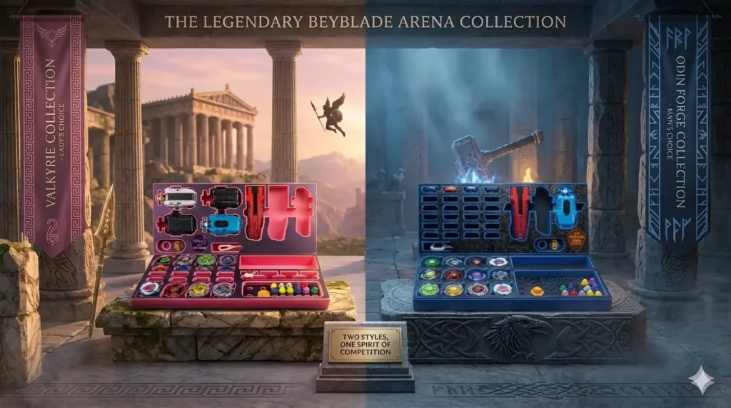 odin-and-valkyrie-limited-edition-beyblade-tactical-case-collection